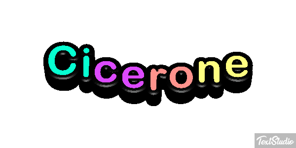 Cicerone Effetto testo