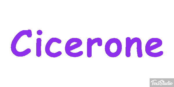 Cicerone Effetto testo