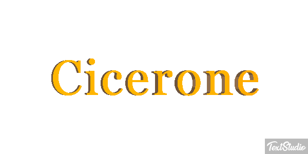 Cicerone Effetto testo