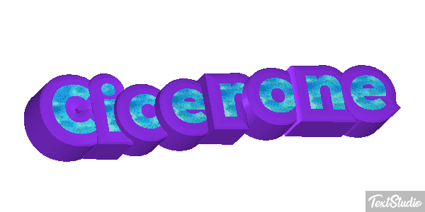 Cicerone Effetto testo