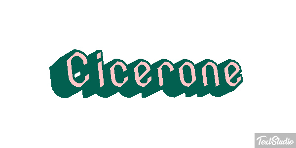 Cicerone Effetto testo
