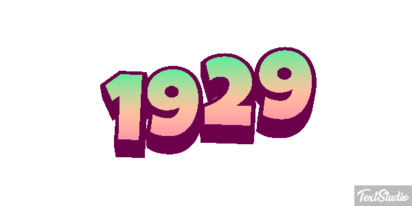 1929 テキスト効果