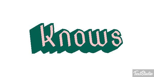 Knows Texteffekt