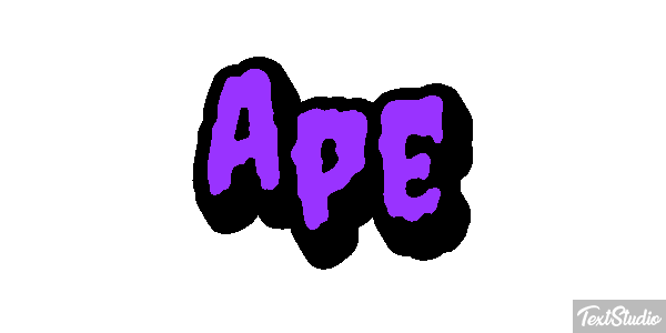 Ape Text effect