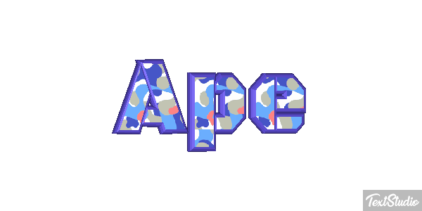 Ape Text effect