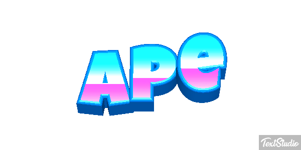 Ape Text effect