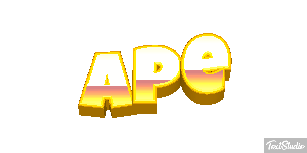 Ape Text effect