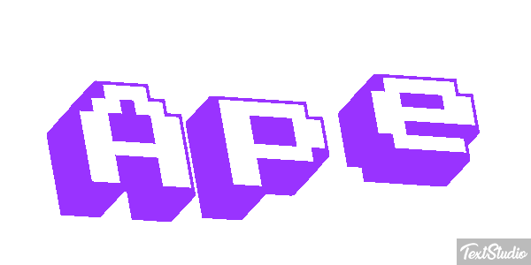 Ape Text effect