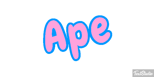 Ape Text effect