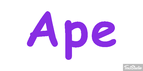 Ape Text effect