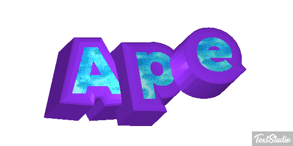 Ape Text effect