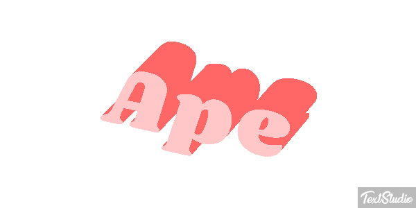 Ape Text effect