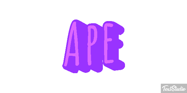 Ape Text effect