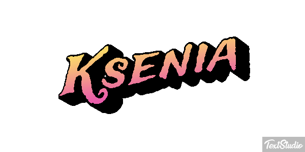 Ksenia Efekt tekstowy