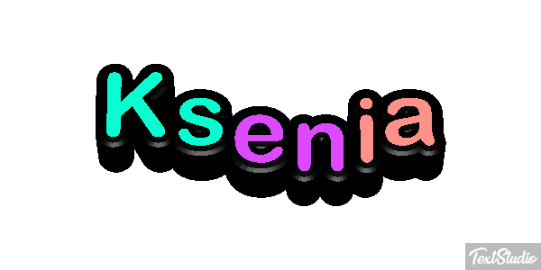 Ksenia Efekt tekstowy