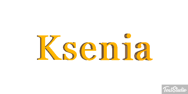 Ksenia Efekt tekstowy