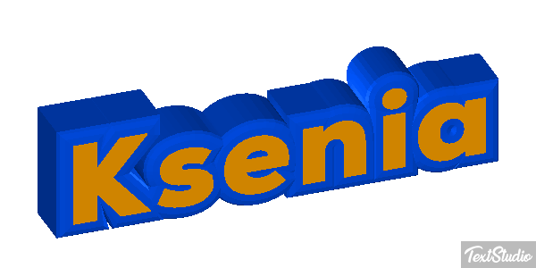 Ksenia Efekt tekstowy