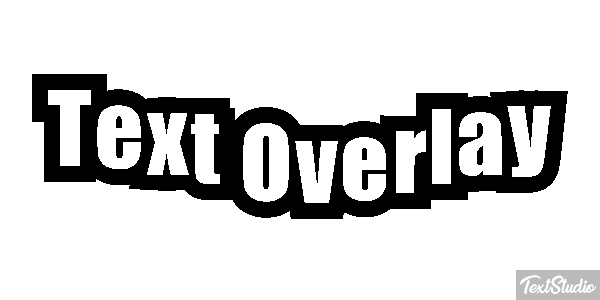 Text Overlay Effetto testo