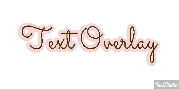 Text Overlay Effetto testo