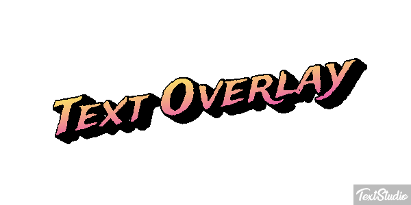 Text Overlay Effetto testo