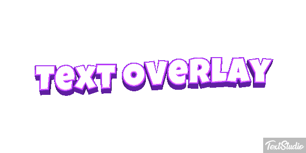 Text Overlay Effetto testo