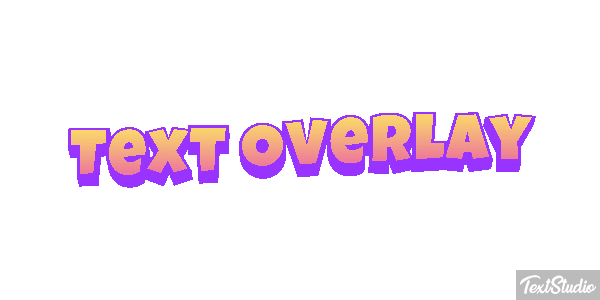 Text Overlay Effetto testo