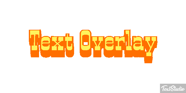 Text Overlay Effetto testo