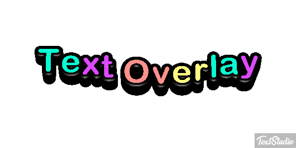 Text Overlay Effetto testo