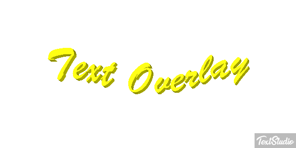 Text Overlay Effetto testo