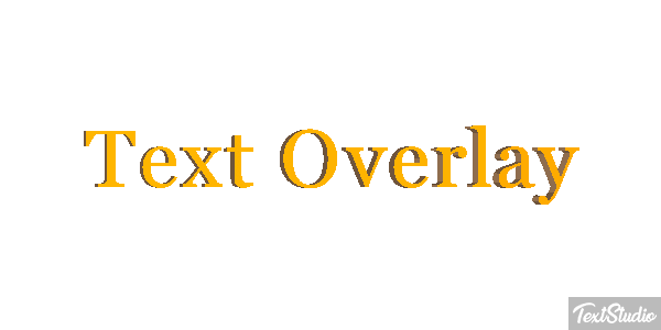 Text Overlay Effetto testo