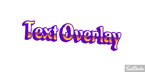 Text Overlay Effetto testo