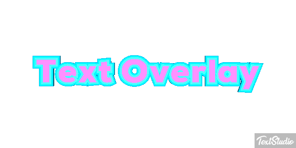 Text Overlay Effetto testo