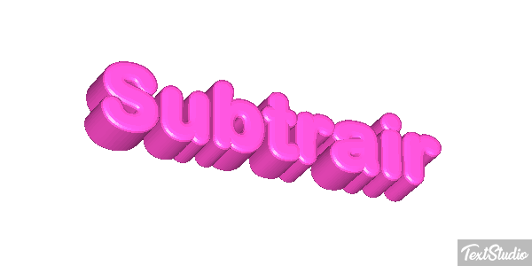 Subtrair Efeito do texto