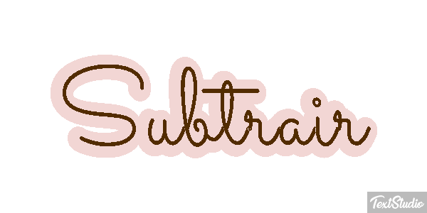 Subtrair Efeito do texto