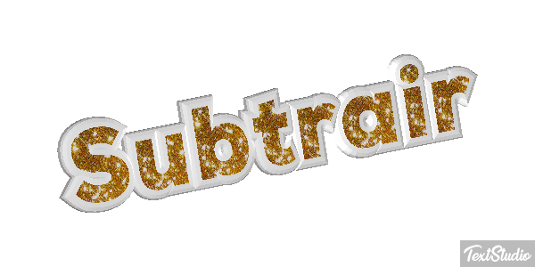 Subtrair Efeito do texto