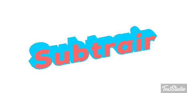 Subtrair Efeito do texto