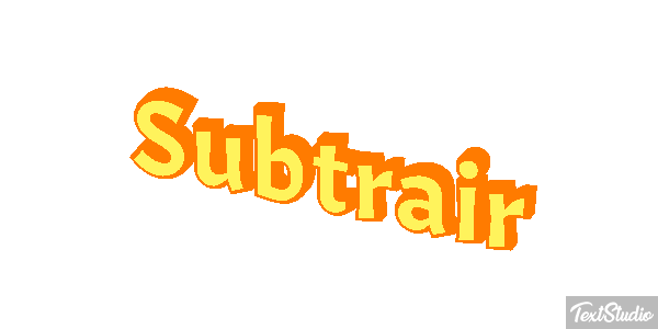 Subtrair Efeito do texto