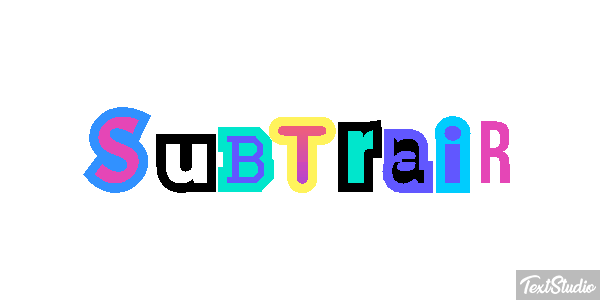 Subtrair Efeito do texto