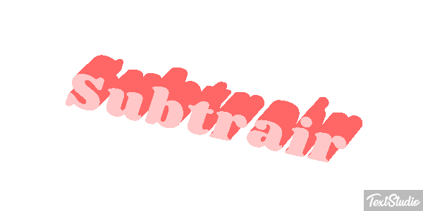 Subtrair Efeito do texto