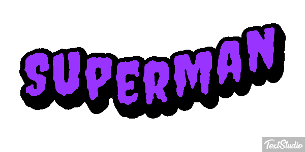 Superman Текстовый эффект