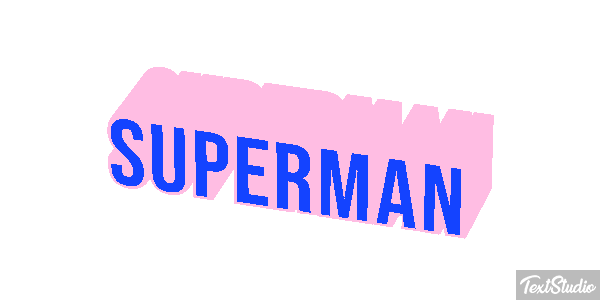 Superman Текстовый эффект