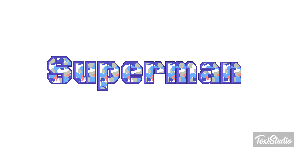 Superman Текстовый эффект