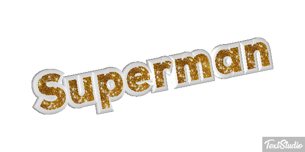 Superman Текстовый эффект