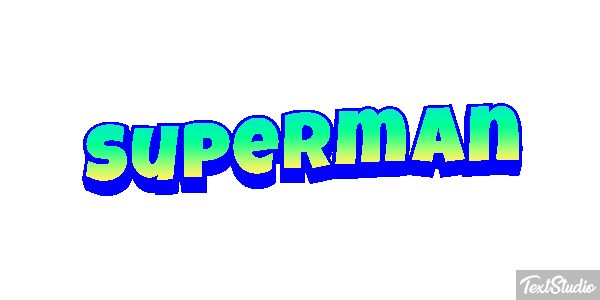 Superman Текстовый эффект