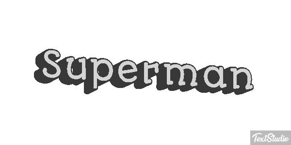 Superman Текстовый эффект