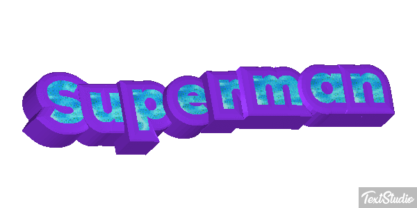 Superman Текстовый эффект