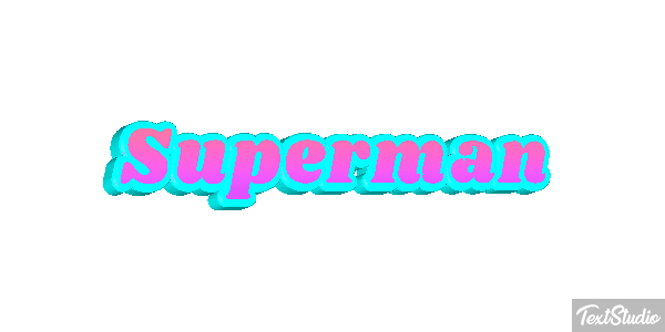 Superman Текстовый эффект