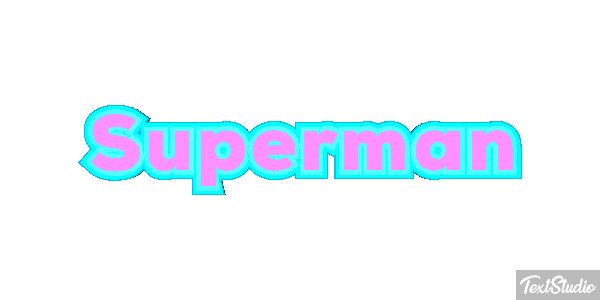 Superman Текстовый эффект
