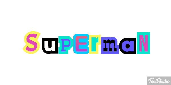 Superman Текстовый эффект