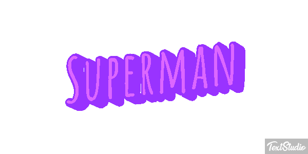 Superman Текстовый эффект